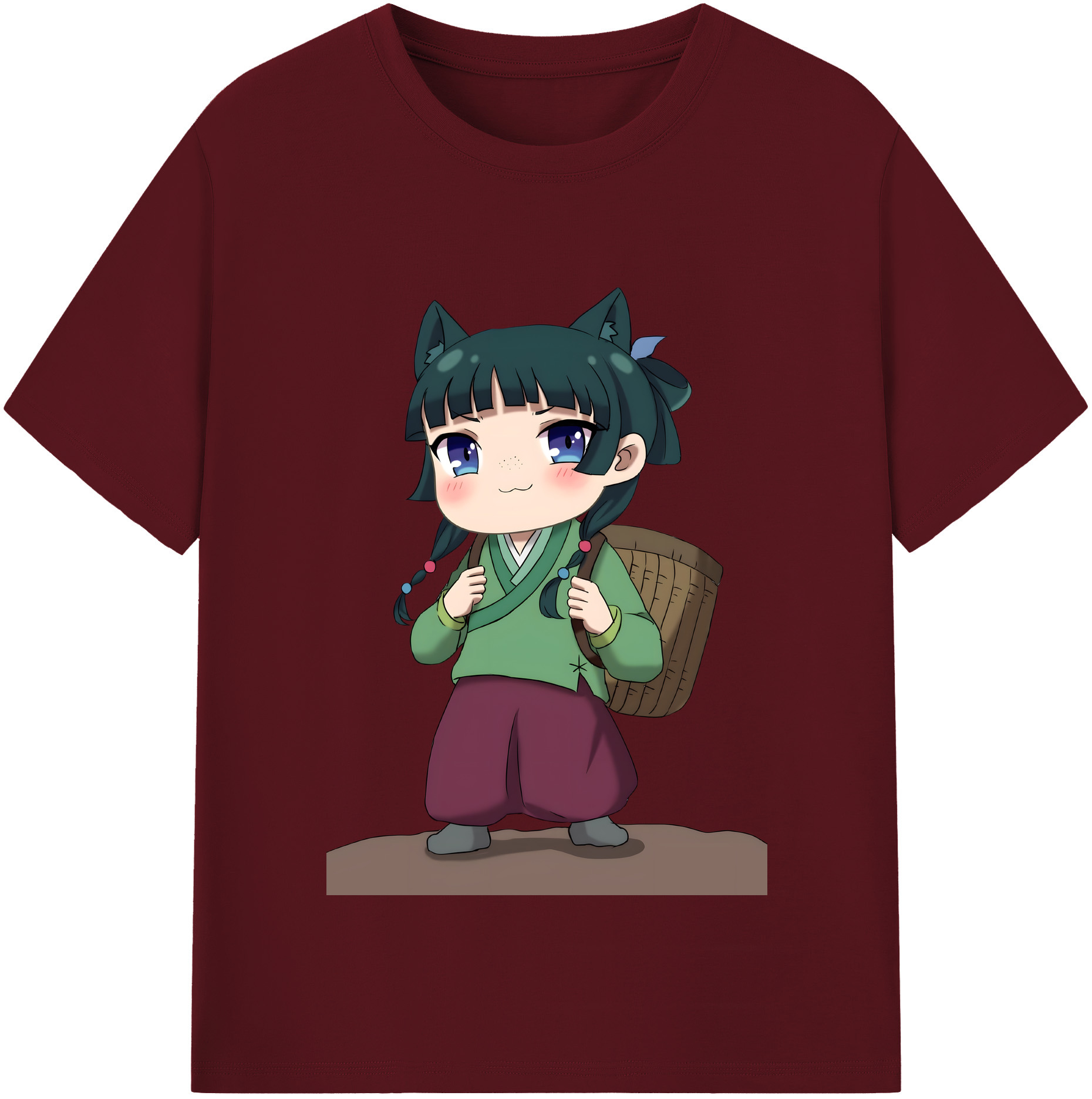 （画像用） 薬屋のひとりごと The Apothecary Diaries 綿100％半袖Tシャツ（フロントプリント）